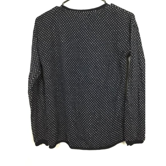 L.O.G.G. Women's Navy Blue Sweater Size Small Round Neck - Picture 10 of 12